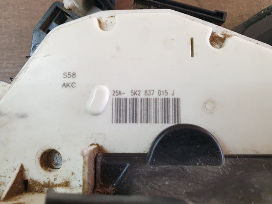 Original Used Volkswagen Polo Left Front Door Lock Mechanism