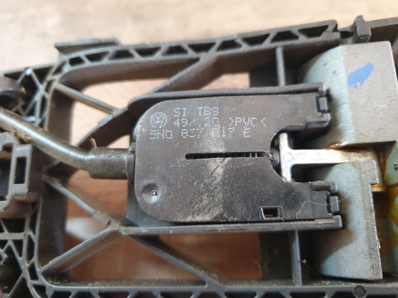 Original Used Volkswagen Polo Left Front Door Lock Mechanism