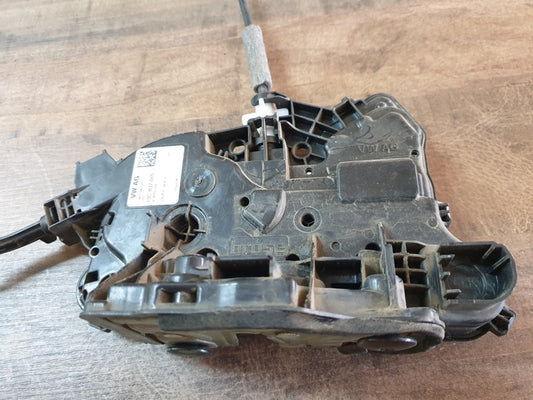 Original Used Volkswagen Polo Left Front Door Lock Mechanism