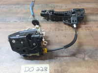 Original Used Audi A4 Left Front Door Lock Mechanism With Inner Door Handle