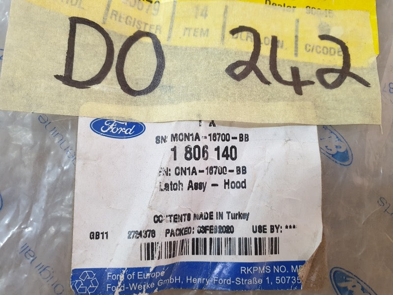 Original New Ford EcoSport Bonnet Latch Mechanism