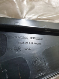Original New Renault Duster Right Rear Door Frame Moulding