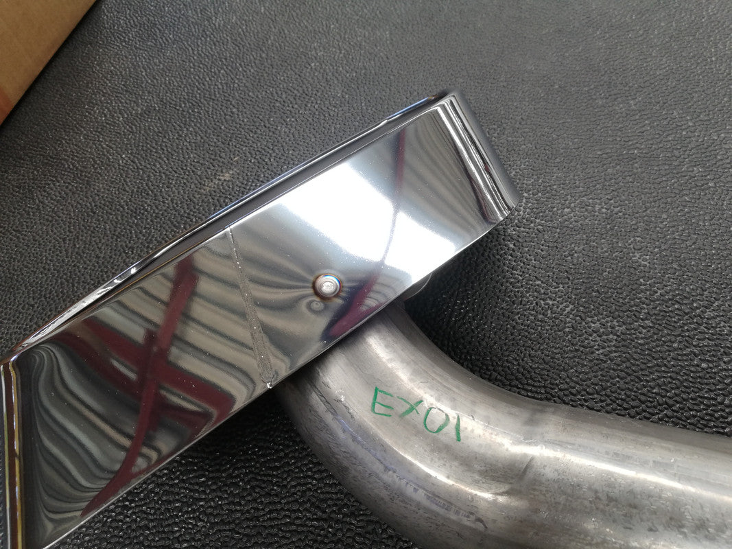 Volkswagen Touareg 2020 Left Rear Exhaust Pipe and Chrome Tailpiece