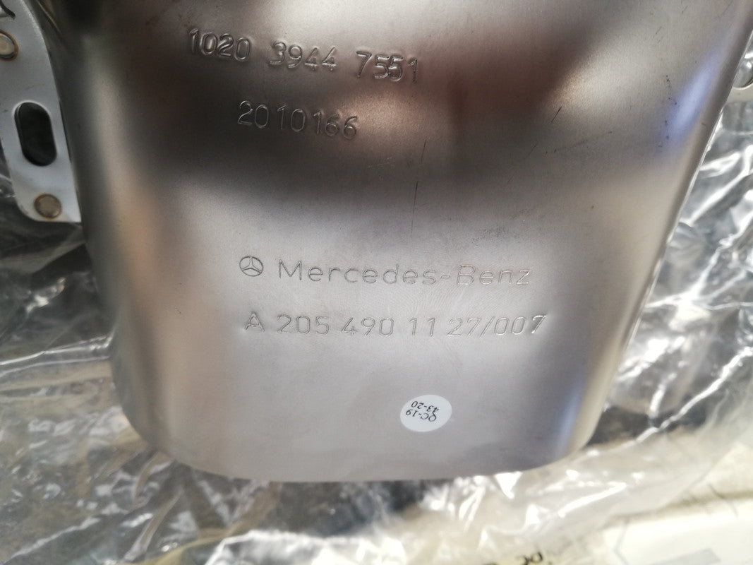 Mercedes-Benz C-Class W205, C180-C250 / C200 2015 Exhaust Chrome Trim Moulding