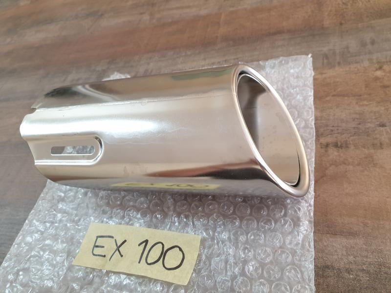 Original Used Mercedes-Benz C-Class W204 Left Rear Exhaust Pipe Chrome Cover