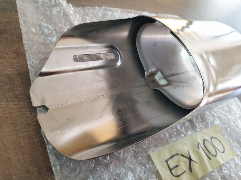 Original Used Mercedes-Benz C-Class W204 Left Rear Exhaust Pipe Chrome Cover