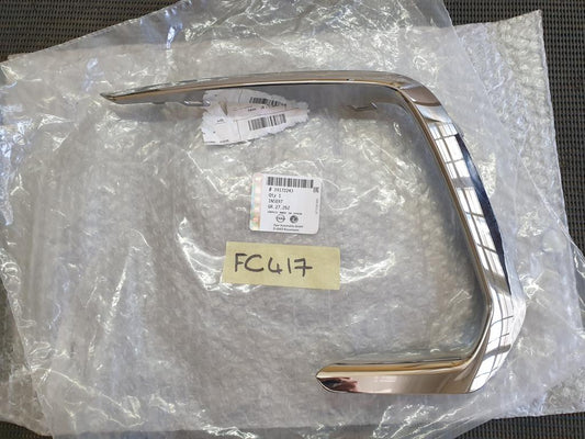 Original New Opel Crossland Left Front Chrome Bumper Moulding