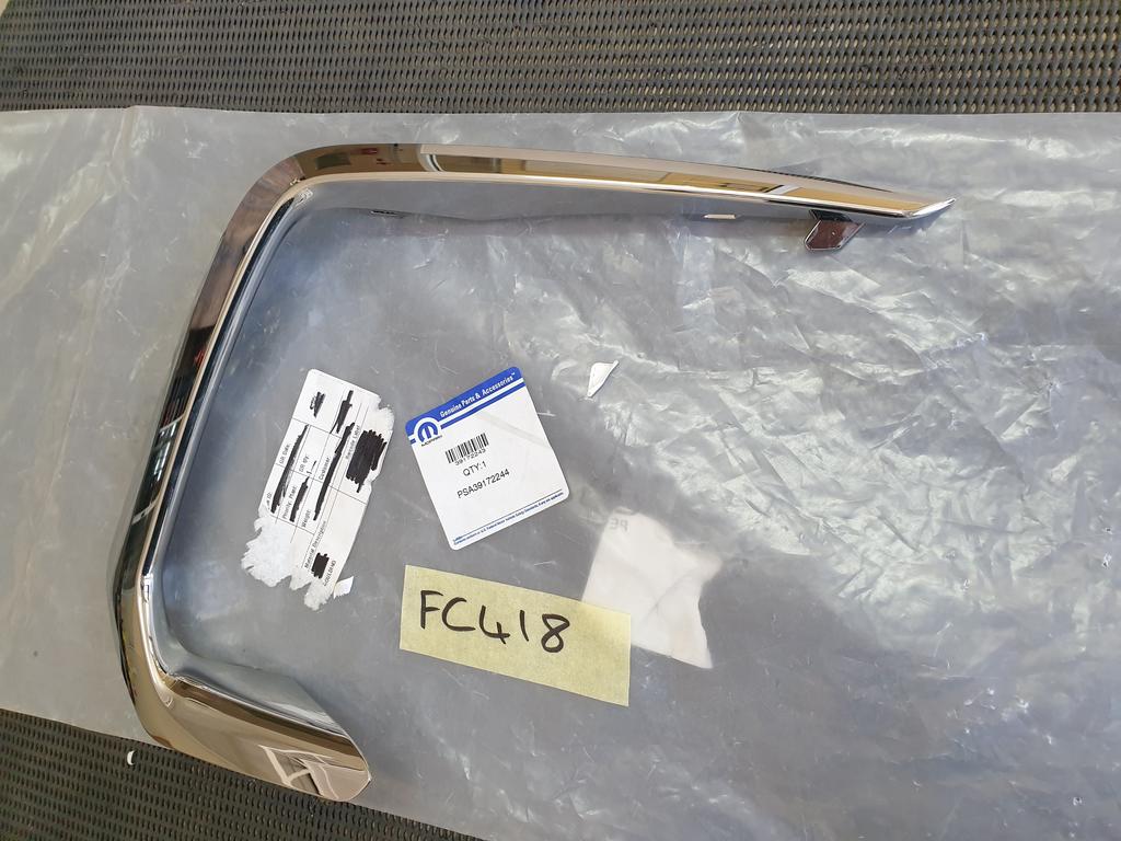 Original Used Opel Crossland Right Front Chrome Bumper Moulding