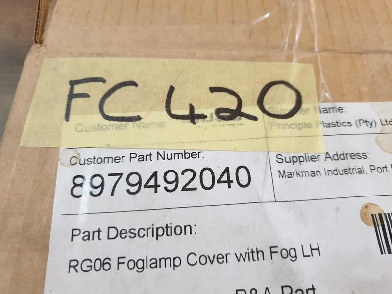 Original Used Isuzu D-Max LS Left Front Fog Light Cover