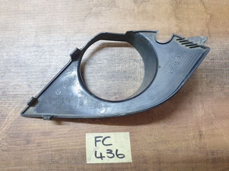 Original Used BMW 5 Series E60 E61 Right Front Fog Light Cover
