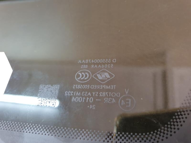 Original Used Jaecoo J7 2025 Left Rear Quarter Glass
