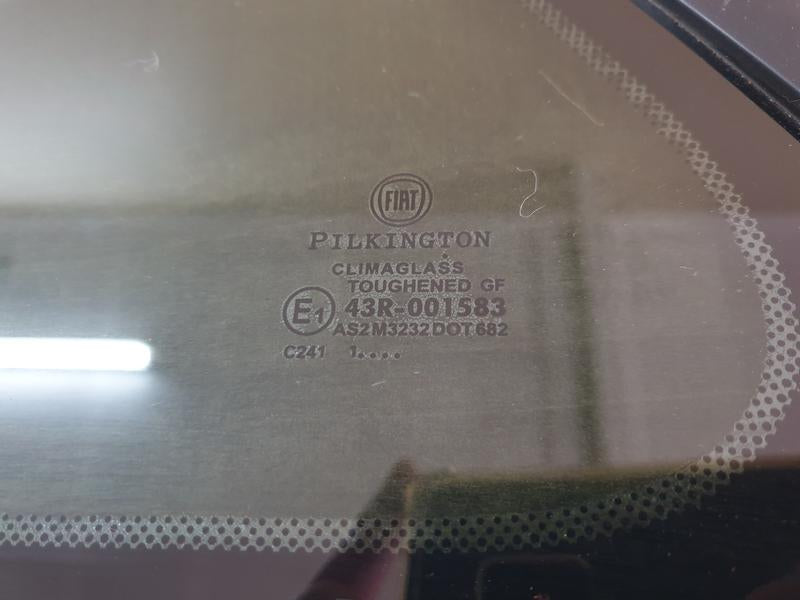 Original Used Fiat 500 Left Rear Quarter Glass