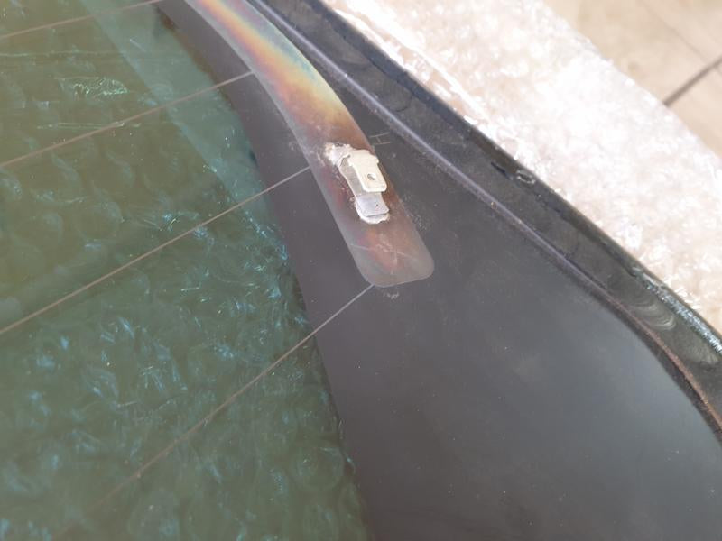 Original Used Mitsubishi Pajero Rear Windscreen Glass