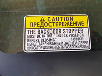 Original Used Mitsubishi Pajero Rear Windscreen Glass
