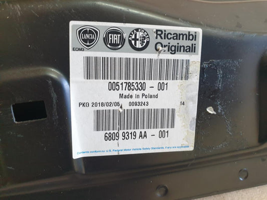 Original New Fiat 500 Rear Bumper Upper Reinforcement