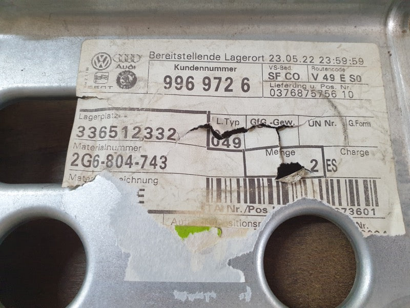 Original New Volkswagen Polo Left Rear Closing Panel Brace