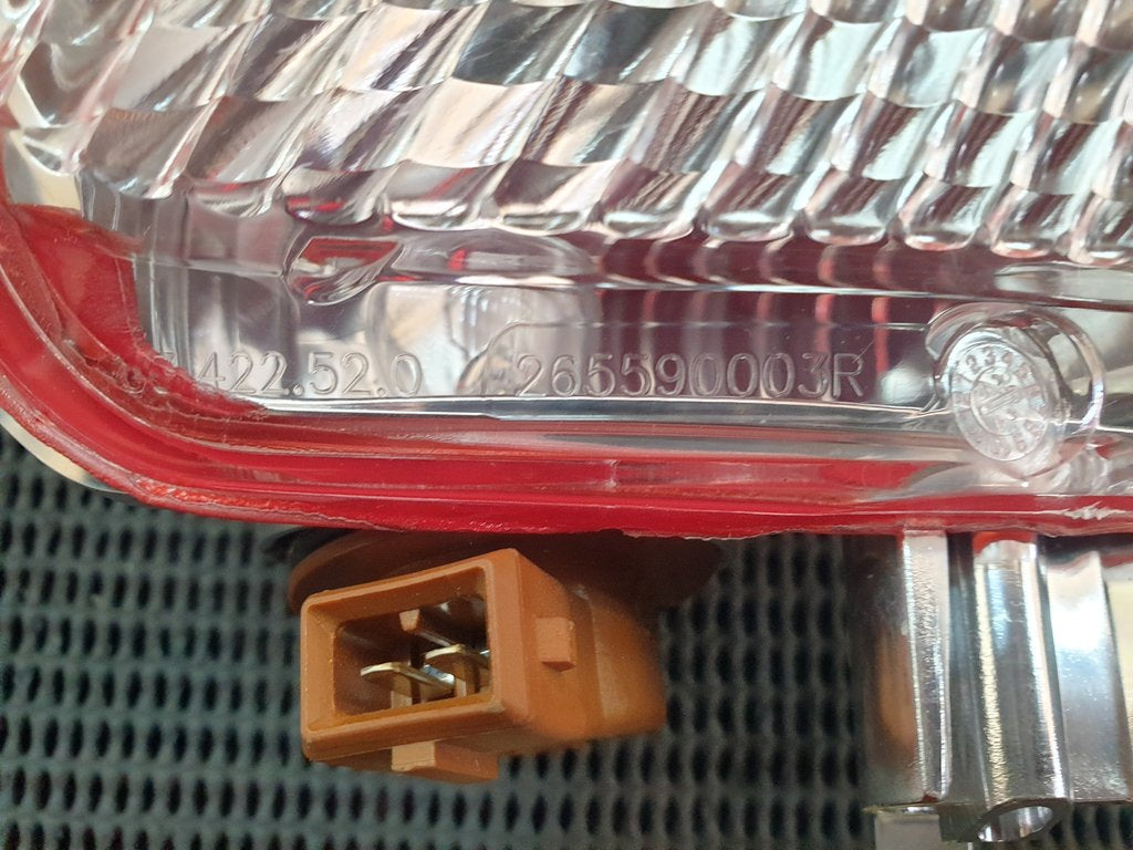 Renault Captur Left Rear Fog Light