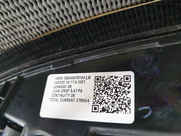 Toyota Starlet Cross Left Rear Outer Taillight