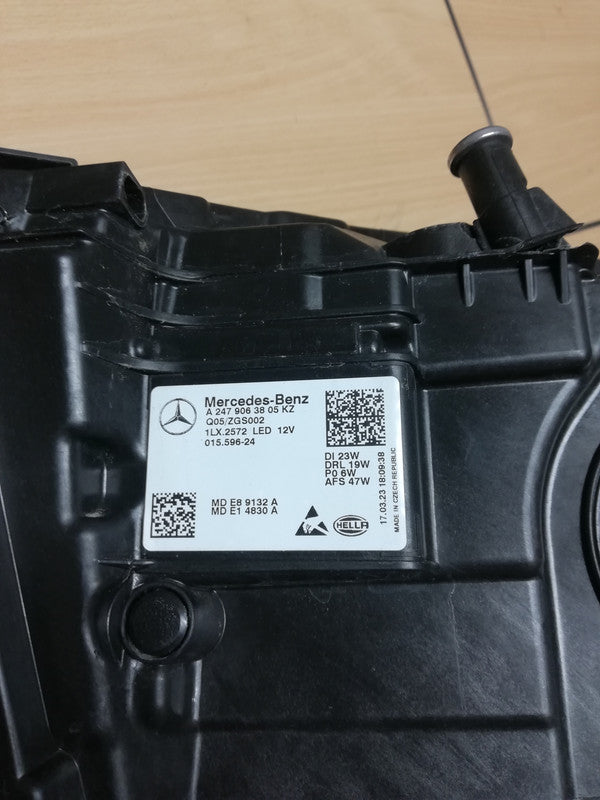 Mercedes-Benz GLA W247, H247 Right Headlight