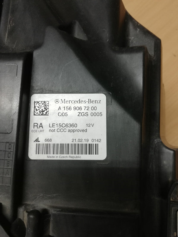 Mercedes-Benz GLA W156, 2019 Right Headlight