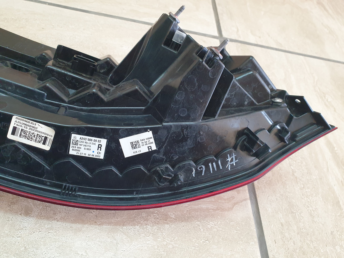 Mercedes-Benz GLC W253 Right Outer Taillight