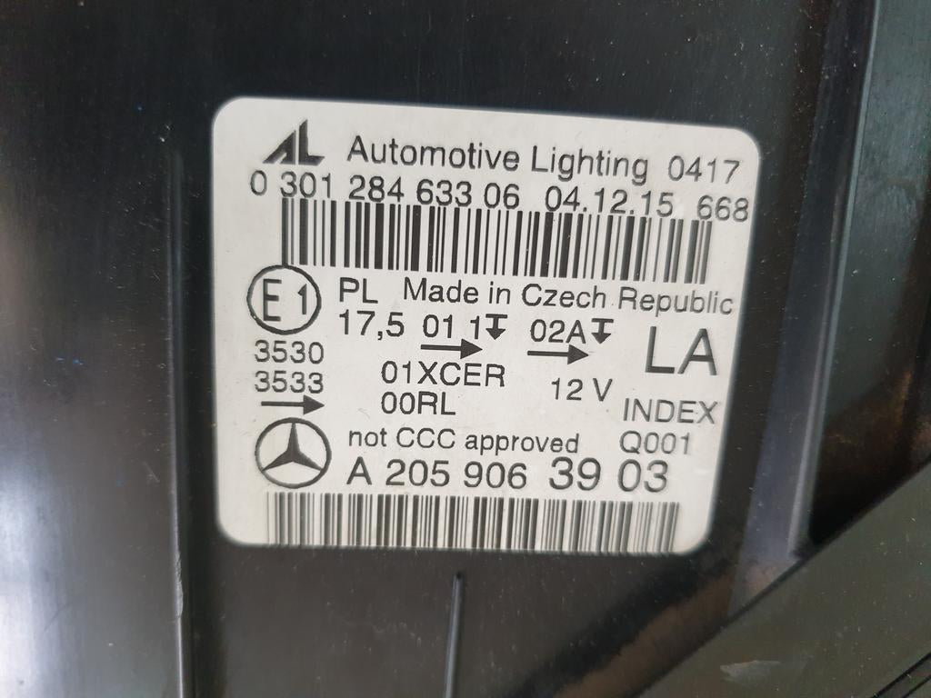Original Used Mercedes-Benz C-Class W205 Left Headlight