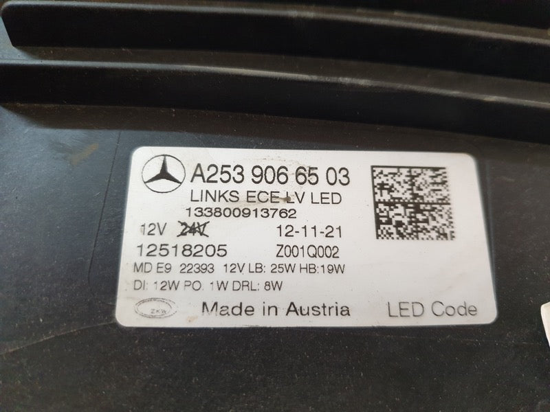 Original Used Mercedes-Benz GLC W253 2022 Left Headlight