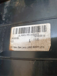 Original Used Land Rover Discovery 2013 Left Rear Taillight