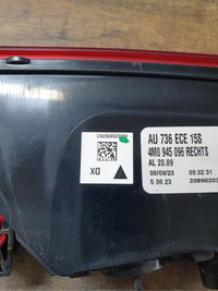Original Used Audi Q7 2022 Right Rear Bumper Taillight