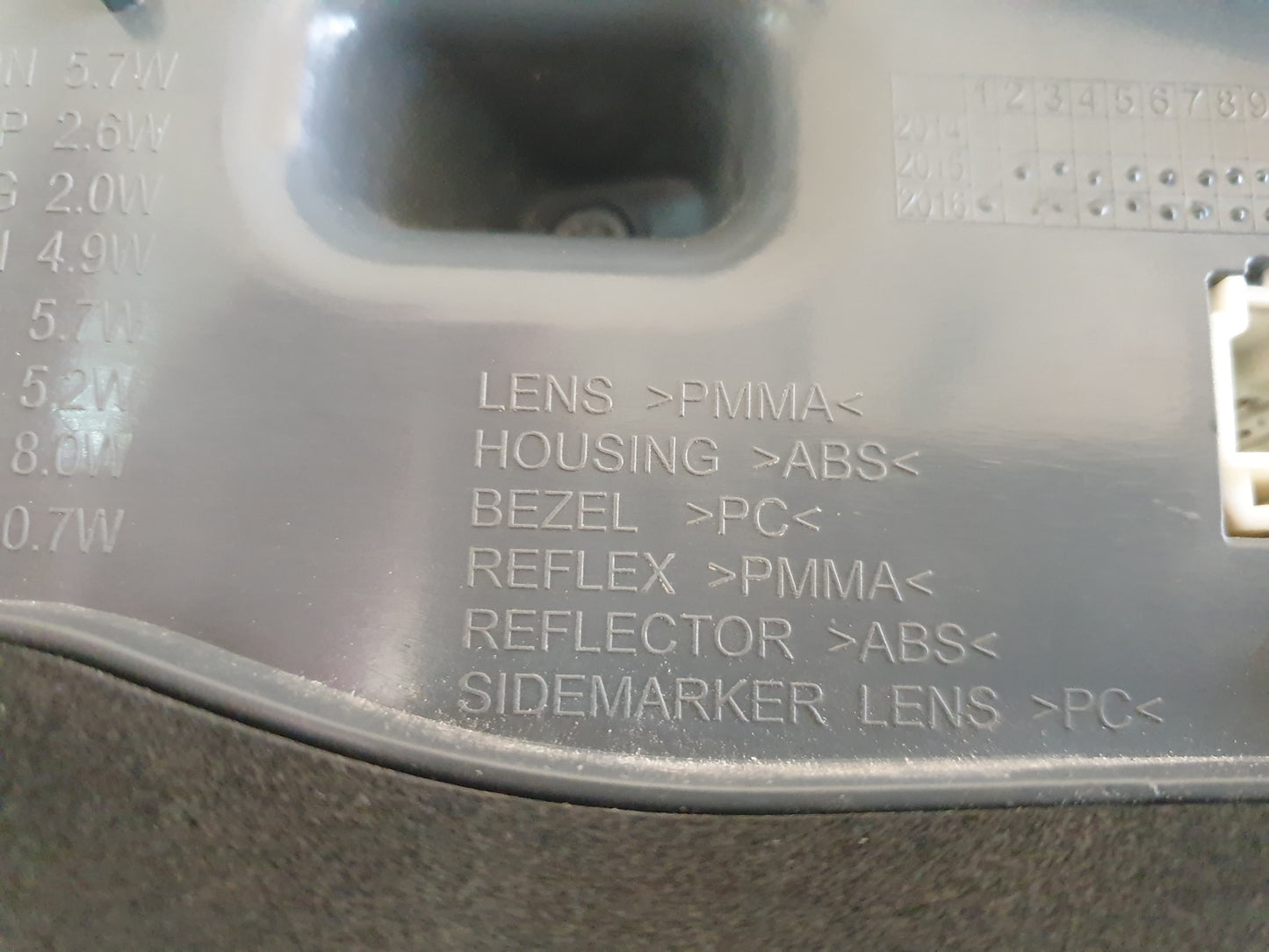 Mercedes-Benz CLA Class 2016, 2017, 2018, C117. W117 Right Rear Taillight