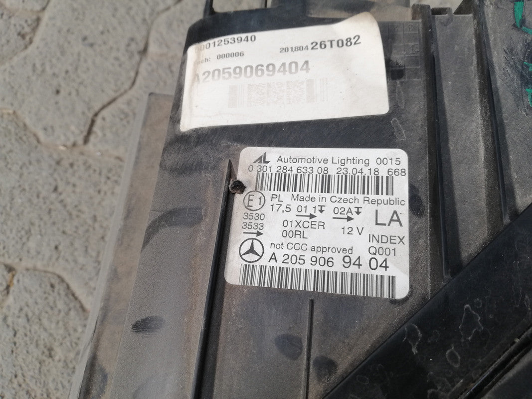 Mercedes-Benz C-Class W205 2018 Left Headlight