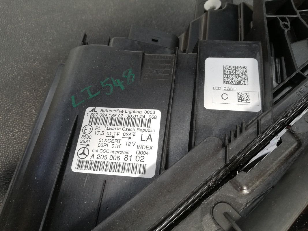 Mercedes-Benz C-Class W205, C180-C250, AMG Left Headlight