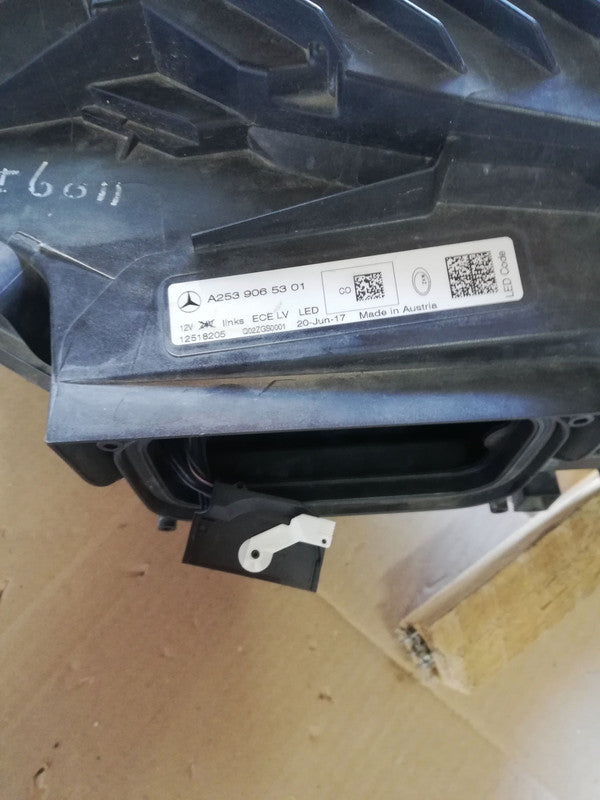 Mercedes-Benz GLC W253, 2015, 2016, 2017, 2018, 2019 Left Headlight