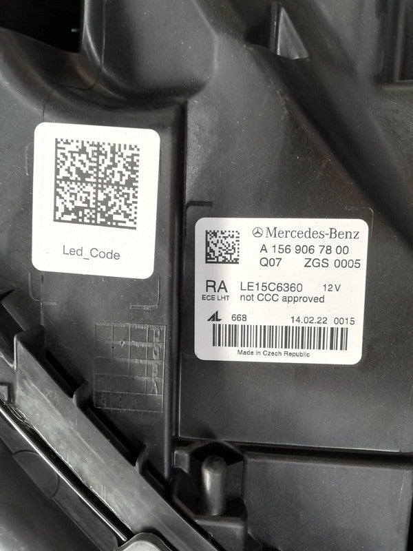 Mercedes-Benz GLA W156 2019 Right Headlight