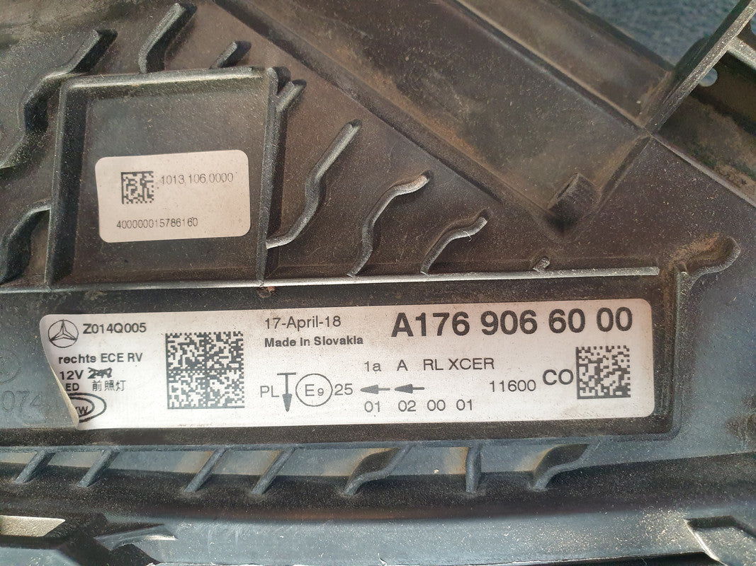 Mercedes-Benz A-Class W176 Right Headlight