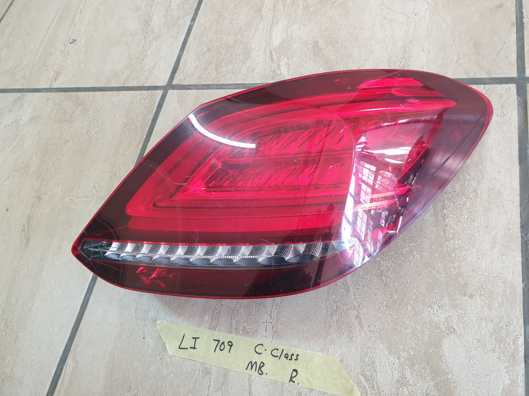 Mercedes-Benz C-Class W205, 2019, 2020 Right Rear Taillight