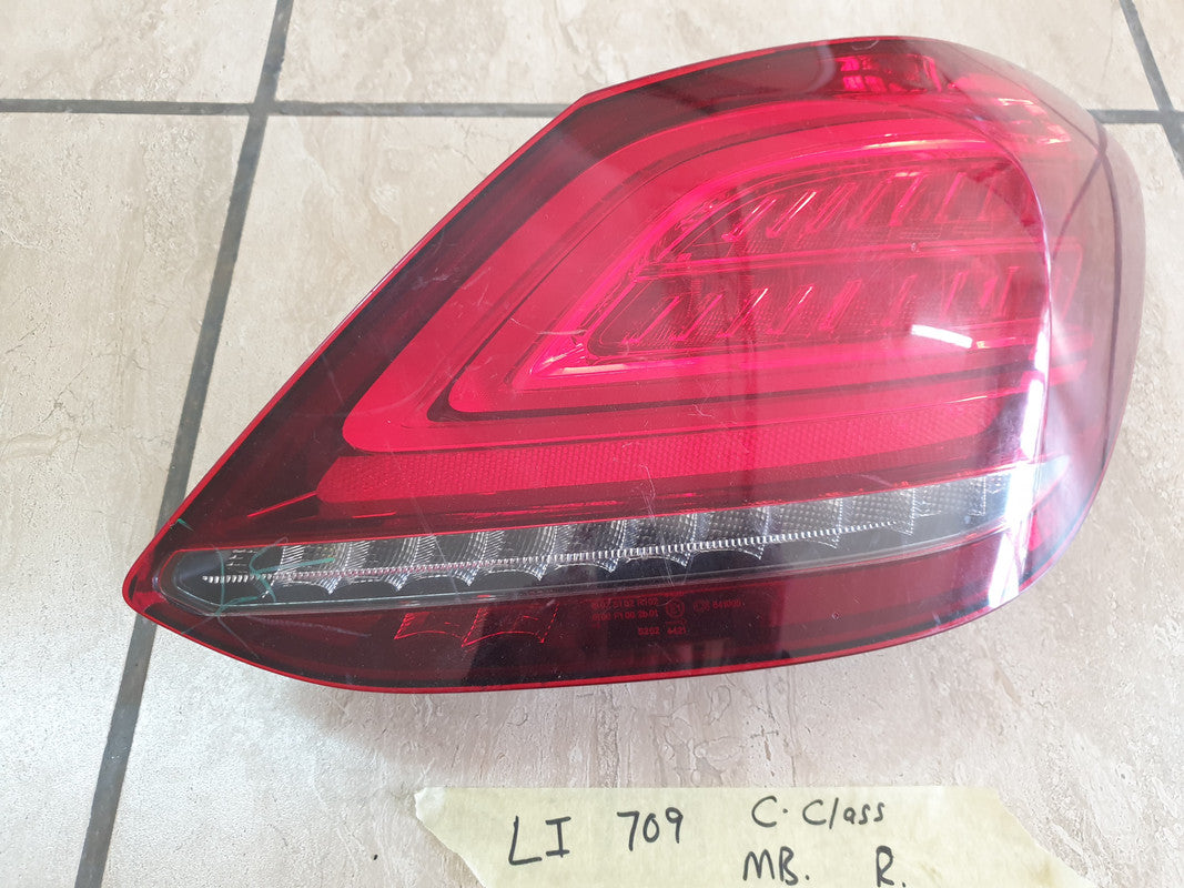 Mercedes-Benz C-Class W205, 2019, 2020 Right Rear Taillight