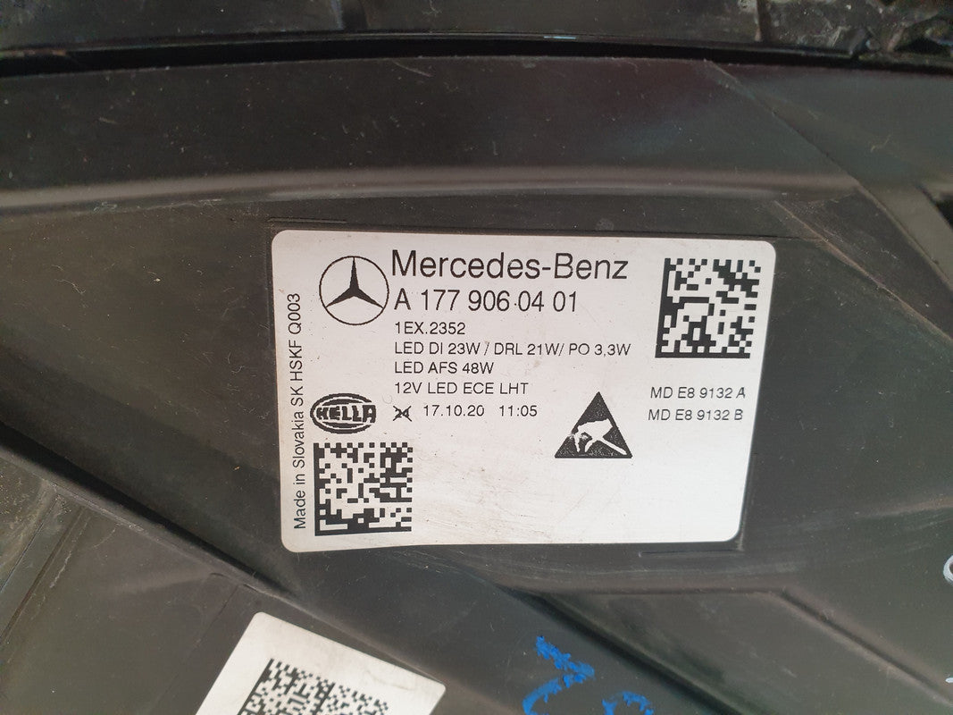 Mercedes-Benz A-Class W177 Right Headlight