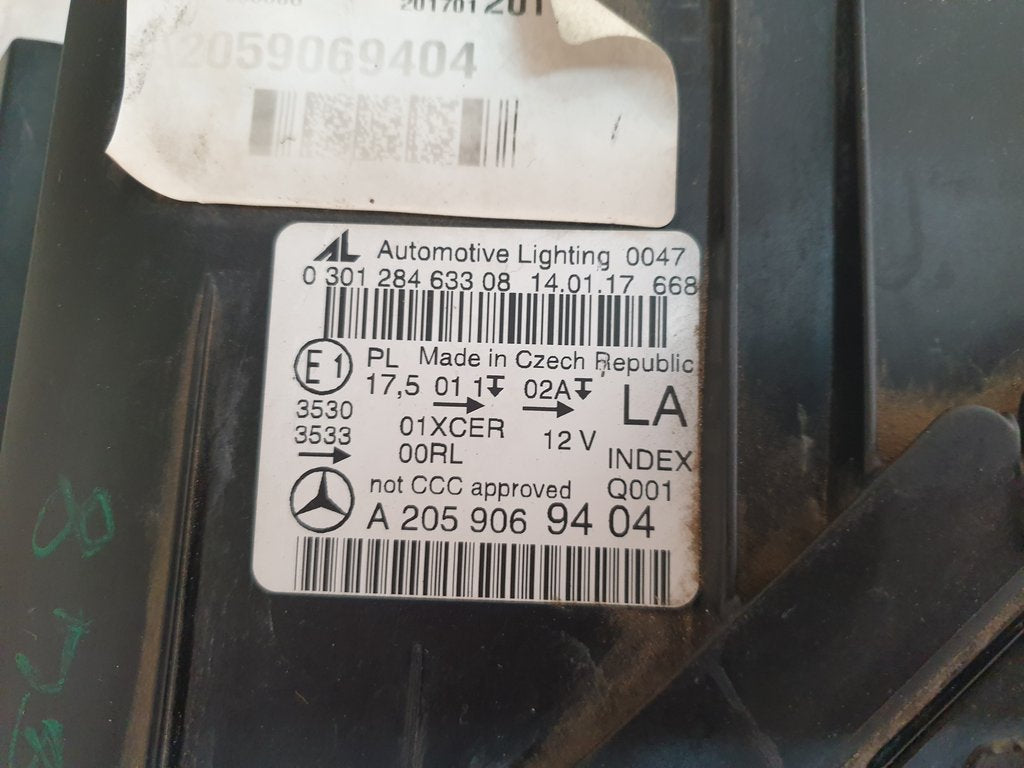 Mercedes-Benz C-Class W205 Left Headlight