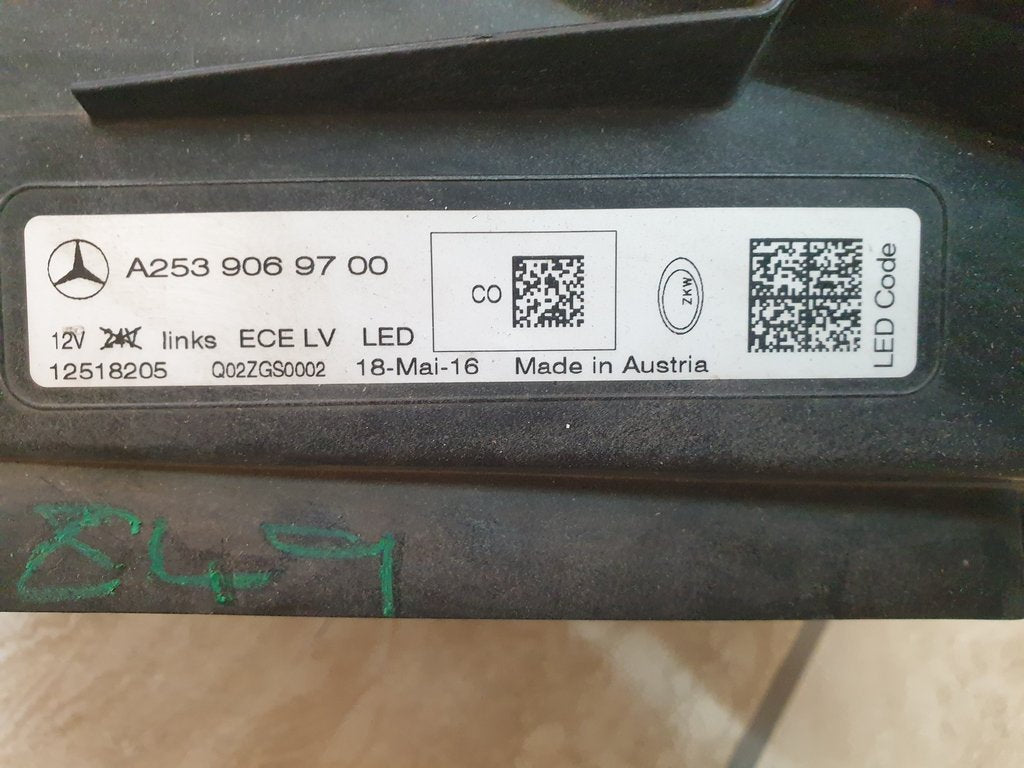 Mercedes-Benz GLC W253 Left Headlight