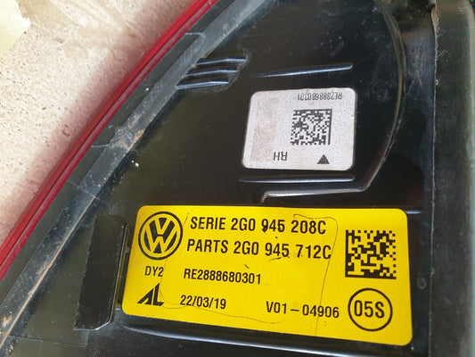 Volkswagen Polo 2019 Right Taillight