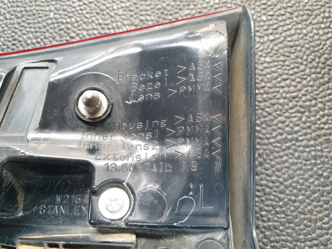 Toyota Fortuner 2017, 2018, 2019, 2020, 2021 Left Rear Inner Taillight