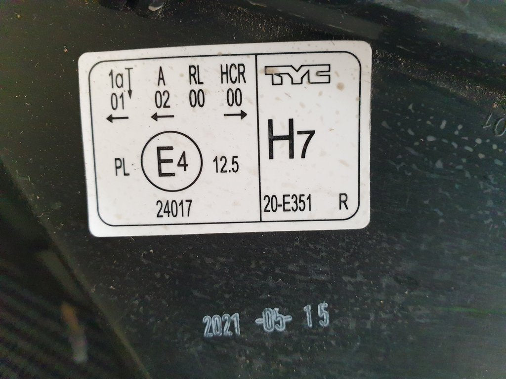 Peugot Aftermarket 208 Right Headlight