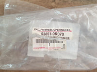 Original New Toyota Fortuner Hilux Front Fender Liner Extension