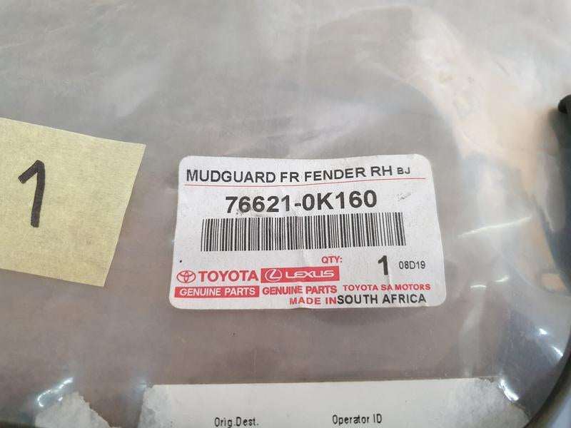 Original New Toyota Hilux Right Front Mudguard