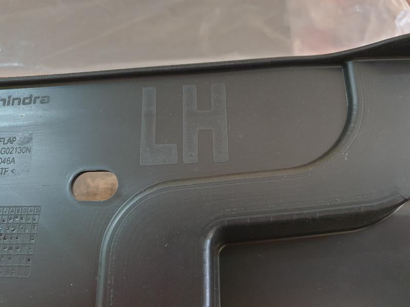 Original New Mahindra Pik Up Left Front Mudguard