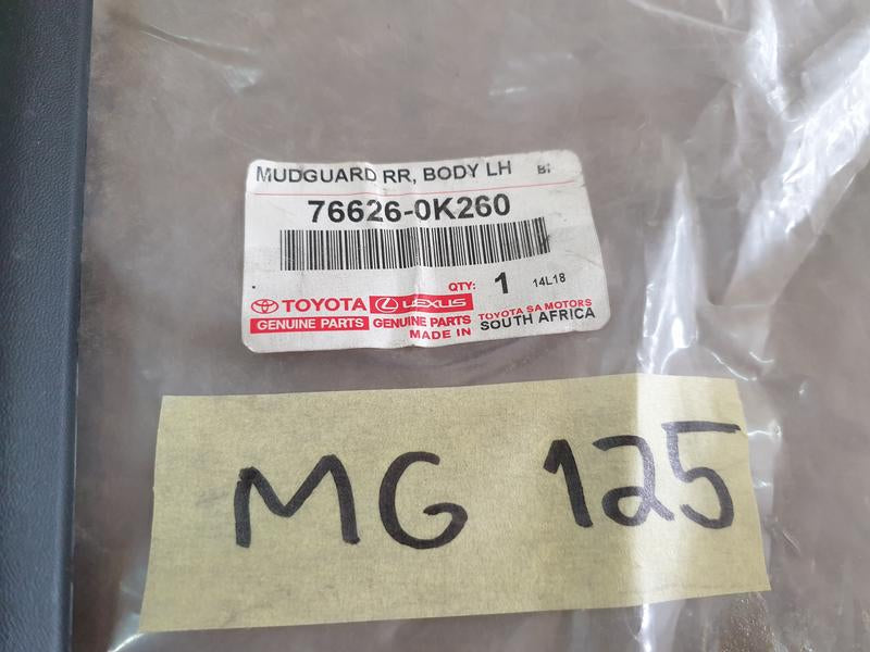 Original Used Toyota Hilux Left Rear Mudguard