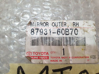 Toyota Hilux Right Outer Mirror Glass