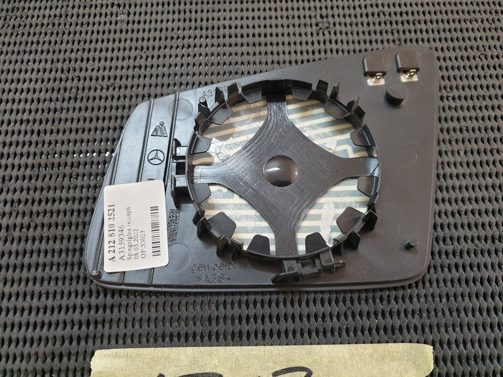 Mercedes-Benz C-Class, E-Class W212, W204 Right Outer Mirror Glass