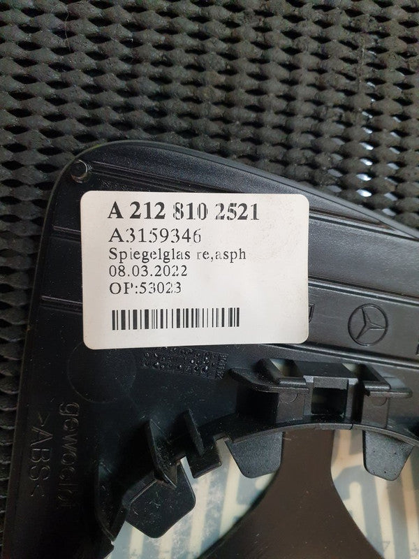 Mercedes-Benz C-Class, E-Class W212, W204 Right Outer Mirror Glass